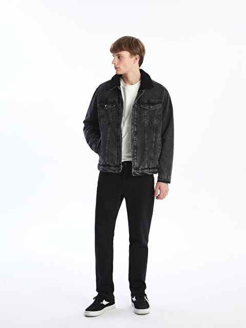 LCW Jeans 779 Regular Fit İçi Polarlı Kışlık Erkek Jean Pantolon - W4AK60Z8-326