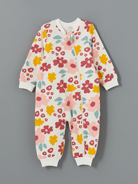 LCW baby 1 Tog Bisiklet Yaka Kız Bebek Uyku Tulumu - W4AL02Z1-LQA