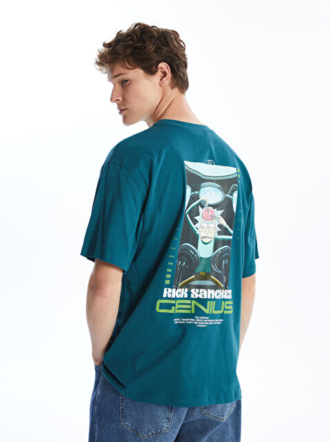 XSIDE Bisiklet Yaka Kısa Kollu Baskılı Penye Erkek Tişört - W4AL88Z8-R4T