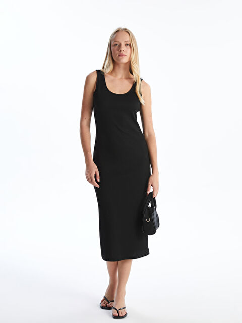 LCW Comfort U Yaka Elbise - W4AN55Z8-CVL