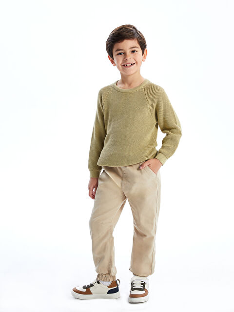 LCW Kids Beli Lastikli Basic Erkek Çocuk Jogger Pantolon - W4AO89Z1-FHL