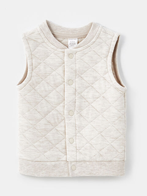 LCW baby Bisiklet Yaka Desenli Erkek Bebek Yelek - W4AQ33Z1-D5R