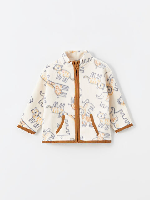 LCW baby Dik Yaka Erkek Bebek Hırka - W4AQ38Z1-LQA