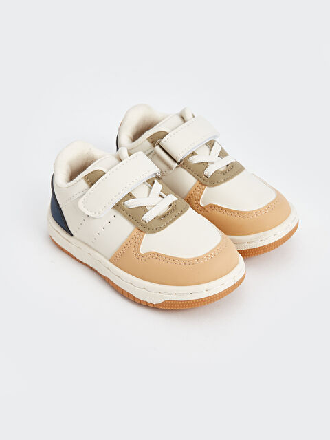 LCW STEPS Hook-and-Loop Color Block Baby Boys' Sneakers - W4AS12Z1-VDJ