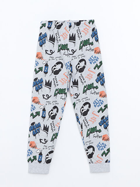 LCW DREAM Beli Lastikli Baskılı Erkek Çocuk Pijama Alt - W4AS45Z4-998