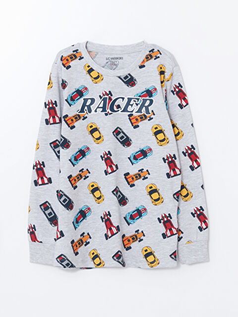 LCW Kids Bisiklet Yaka Erkek Çocuk Pijama Üst - W4AS56Z4-998