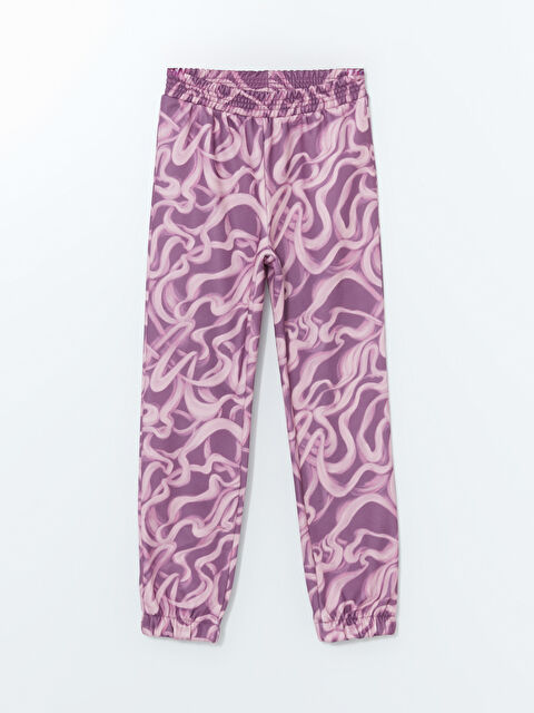 LCW Kids Beli Lastikli Kız Çocuk Kalın Jogger Eşofman Altı - W4AU07Z4-LSC