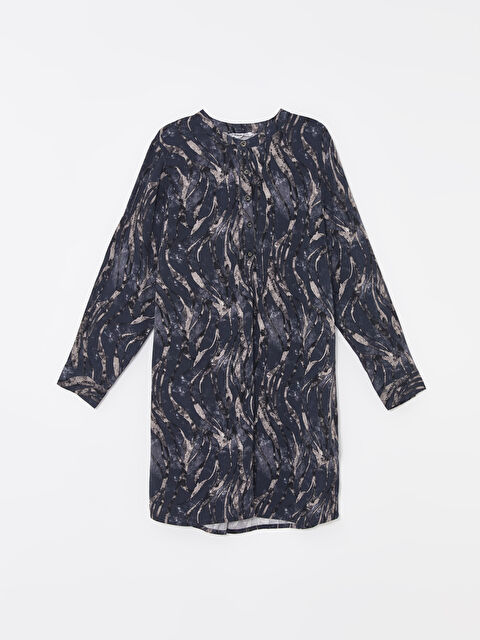 LCW Grace Bisiklet Yaka Desenli Kadın Tunik - W4AU98Z8-LSJ