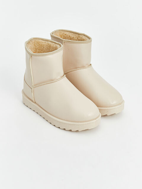 LCW STEPS Deri Görünümlü Kadın Kar Botu - W4AV08Z8-VBJ