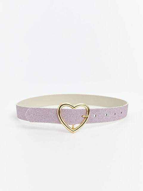 LCW ACCESSORIES Kalp Tokalı Kız Çocuk Kemer - W4AV25Z4-R6V