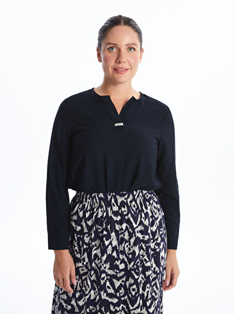 LCW Grace Kaçık Yaka Kadın Bluz - W4BA00Z8-E1J