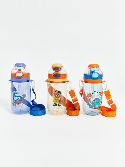 LCW ACCESSORIES بوتڵی ئاوی چاپکراوی قەپاغ لوولەیی ٥٠٠ مل - W4BA36Z4-QBC