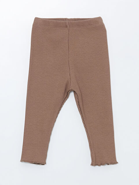 LCW baby Beli Lastikli Basic Kız Bebek Tayt - W4BA73Z1-RCK