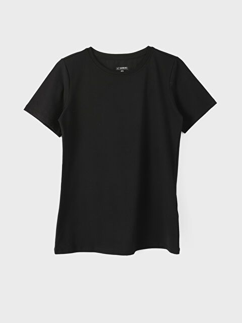 LCWAIKIKI Classic Crew Neck Short Sleeve Women's T-Shirt - W4BB60Z8-CVL