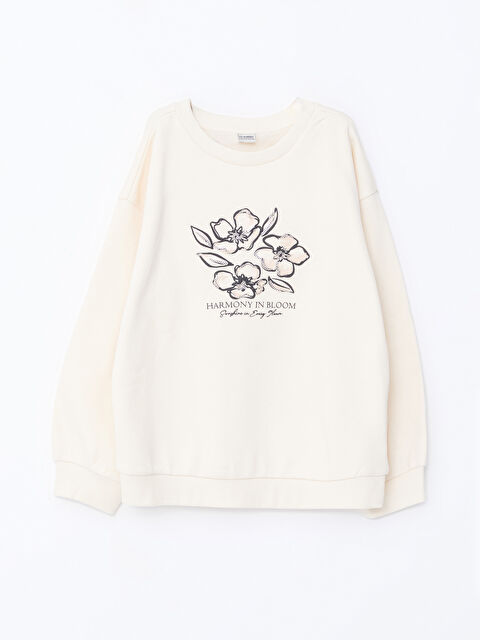 LCW Kids Bisiklet Yaka Kız Çocuk Pijama Üst - W4BD25Z4-YDK