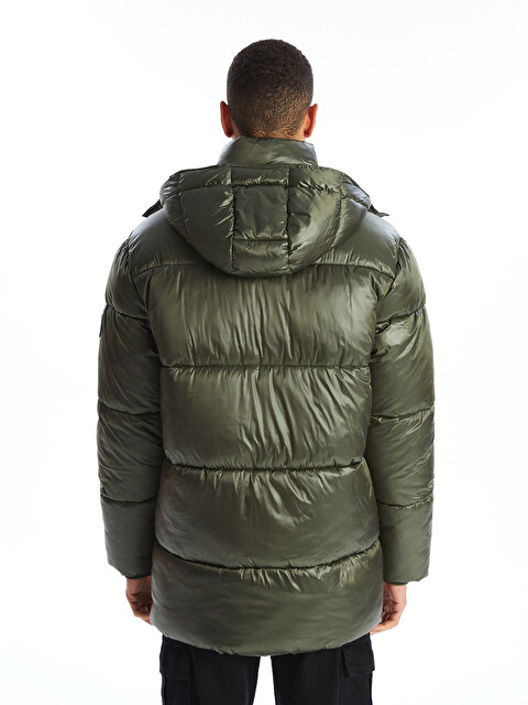 XSIDE Rahat Kalıp Kapüşonlu Erkek Şişme Mont - W4BD64Z8-KDX | LC