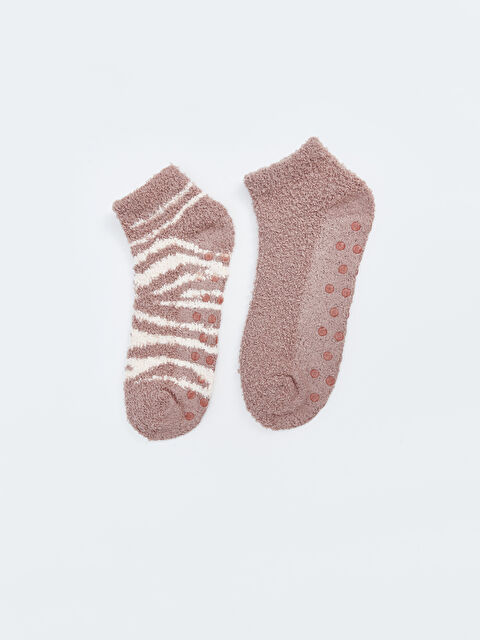 LCW DREAM Desenli Kadın Ev Çorabı 2'li - W4BE61Z8-HZZ