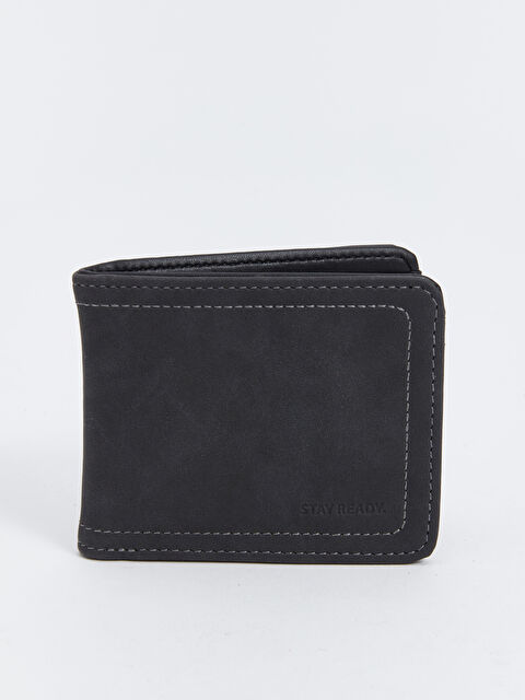 LCW ACCESSORIES Deri Görünümlü Erkek Cüzdan - W4BG22Z8-VE6