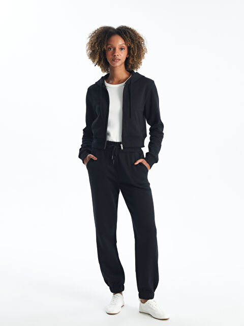 XSIDE Beli Lastikli Kadın Kalın Jogger Eşofman Altı - W4BL72Z8-CVL