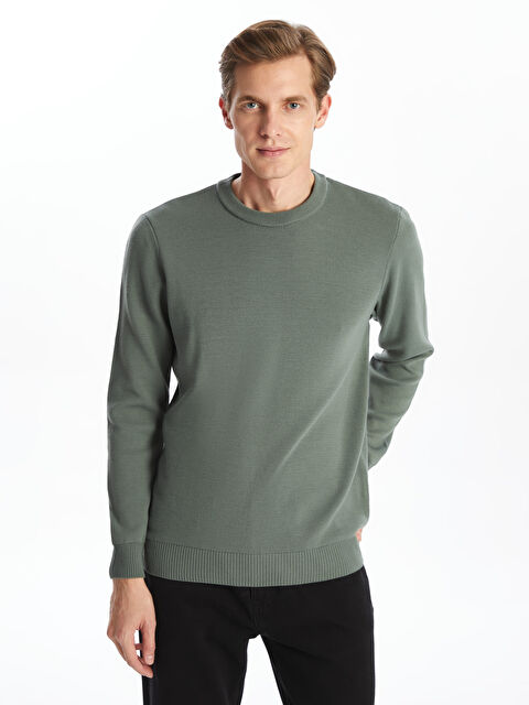 LCWAIKIKI Classic Bisiklet Yaka Erkek Triko Kazak - W4BM40Z8-GZA