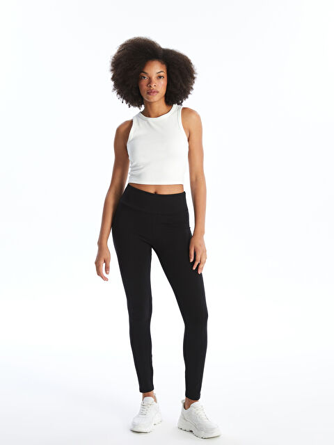 XSIDE Kadın Ekstra Dar Fit Düz Tayt - W4BM44Z8-CVL