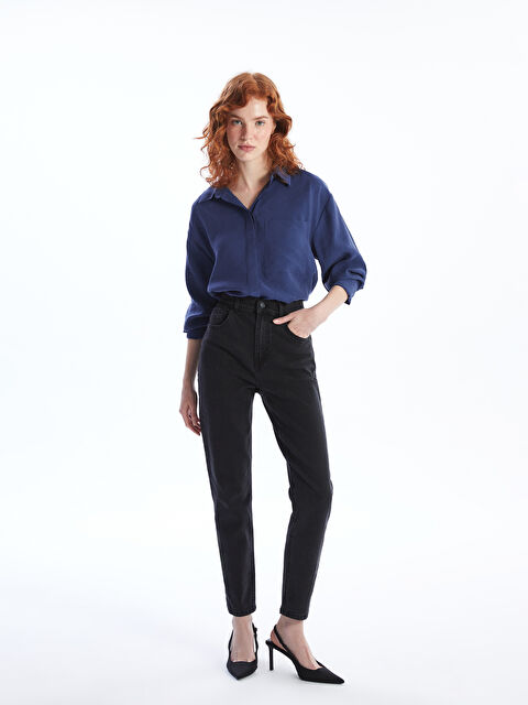 LCW Jeans Mom Fit Kadın Jean Pantolon - W4BM78Z8-327