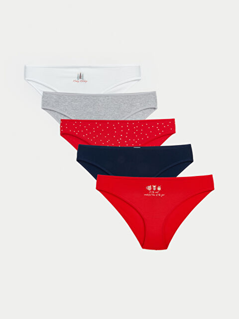 LCW Young Desenli Bikini Külot 5'li - W4BN53Z8-GZX