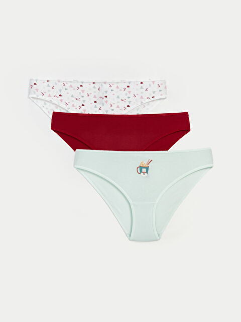 LCW Young Desenli Bikini Külot 3'lü - W4BN62Z8-LRA