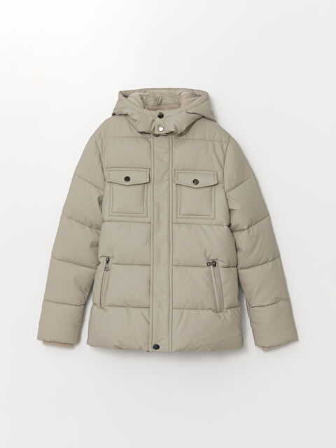 LCW Vision Kapüşonlu Erkek Çocuk Şişme Mont - W4BO06Z4-S0L