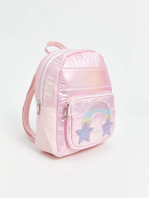 LCW ACCESSORIES Yıldız Nakışlı Kız Çocuk Sırt Çantası - W4BO17Z4-QT2
