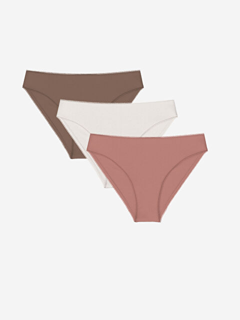 LCW DREAM Düz Bikini Külot 3'lü - W4BS11Z8-GTA
