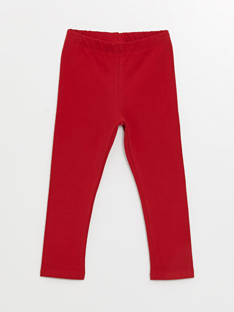 LCW Kids Beli Lastikli Kız Çocuk Basic Tayt - W4BS46Z1-R3R