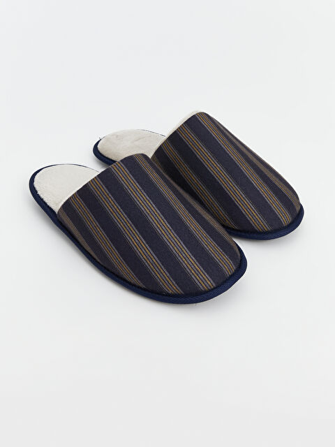 LCW STEPS Çizgi Desenli Erkek Ev Terliği - W4CB55Z8-YHQ