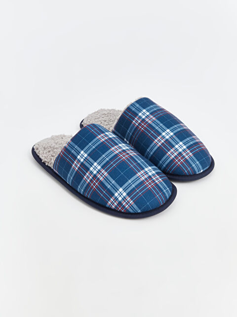 LCW STEPS Ekose Desenli Erkek Ev Terliği - W4CB66Z8-LSJ