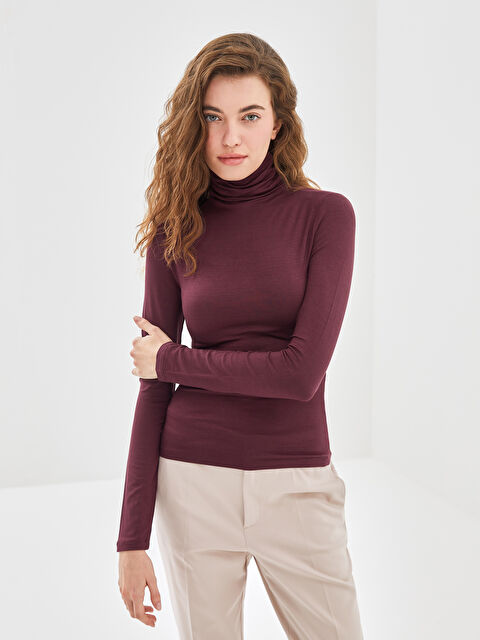 LCW Vision Dik Yaka Kadın Body - W4CB69Z8-HQT