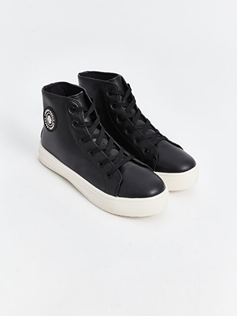 LCW STEPS Laced Ankle-High Girls' Sneakers - W4CE84Z4-HUC