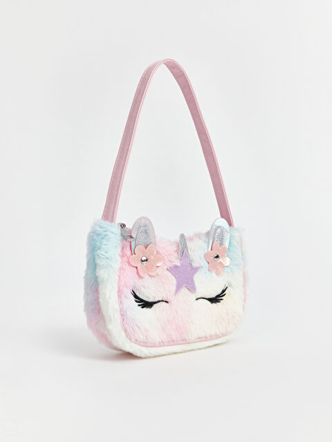 LCW ACCESSORIES Pelüş Kız Çocuk Kol Çantası - W4CF27Z4-M0T