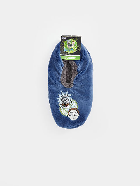 LCW ACCESSORIES Rick And Morty Nakışlı Erkek Ev Çorabı - W4CF38Z8-VH9