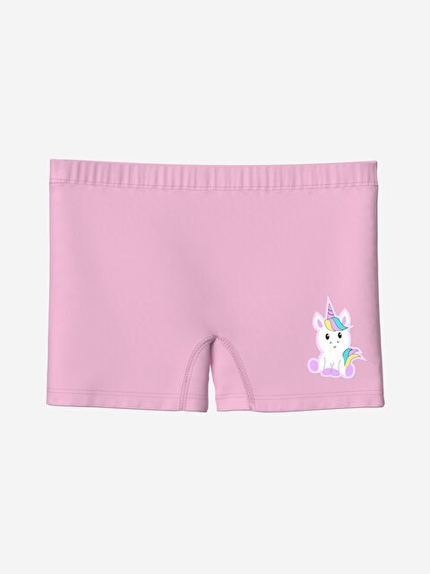 LCW Kids Baskılı Kız Çocuk Boxer - W4CG40Z4-G7H