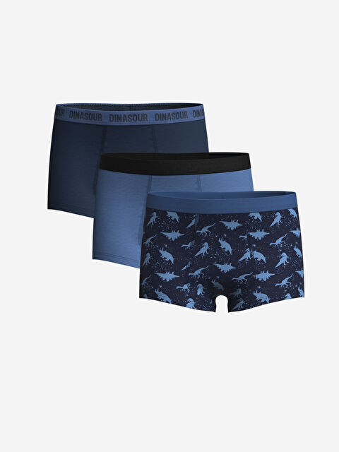 LCW Kids Baskılı Erkek Çocuk Boxer 3'lü - W4CH21Z4-LSJ