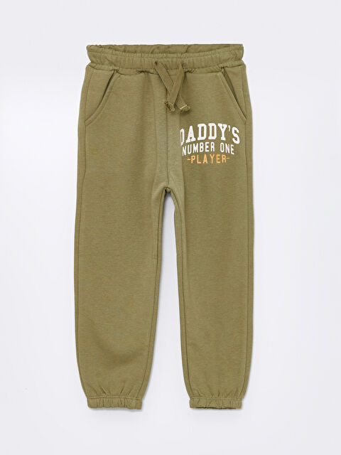 LCW Kids Elasticated Waist Thick Basic Boys' Jogger Sweatpants - W4CH45Z1-GUY