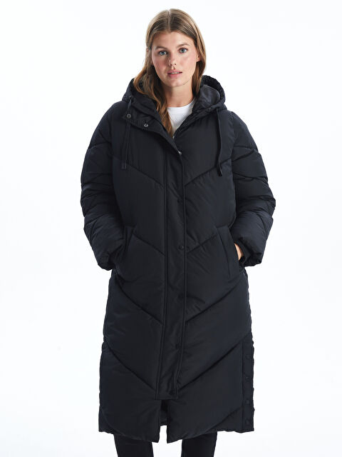 LCW Vision Kapüşonlu Kadın Şişme Mont - W4CK42Z8-CVL