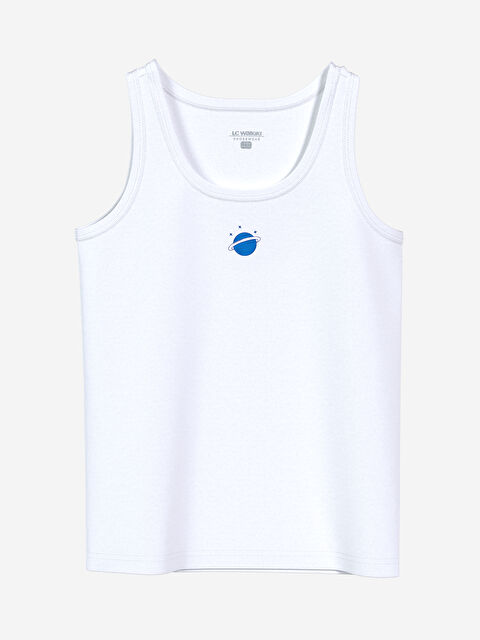 LCW Kids Baskılı Erkek Çocuk Atlet - W4CL68Z4-JYX