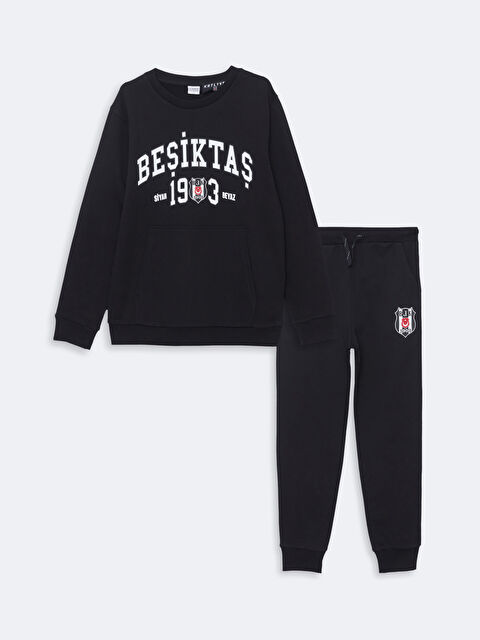 LCW Kids Beşiktaş Baskılı Erkek Çocuk Eşofman Takımı - W4CL83Z4-CVL