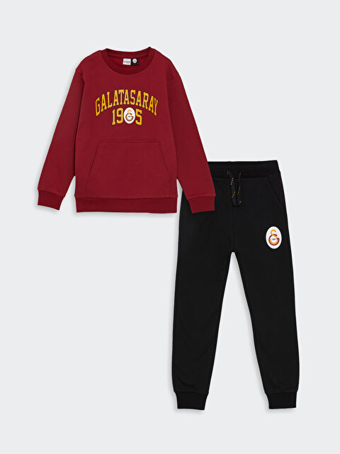 LCW Kids Galatasaray Baskılı Erkek Çocuk Eşofman Takımı - W4CL97Z4-YHV