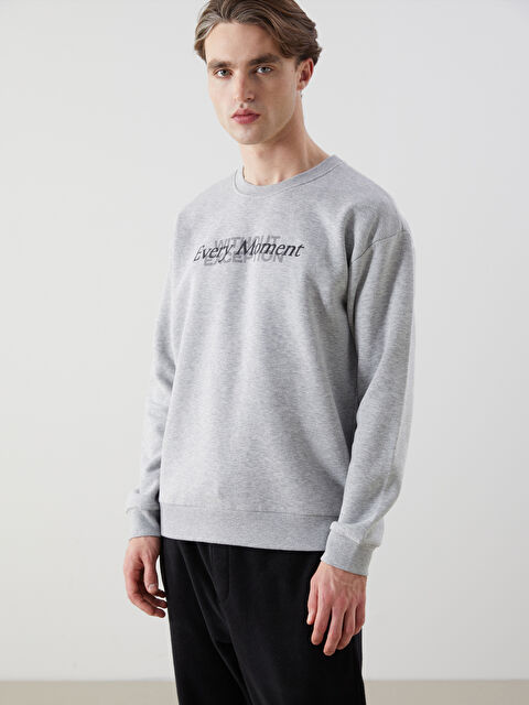 XSIDE Crew Neck Men's Sweatshirt - W4CN91Z8-LAL