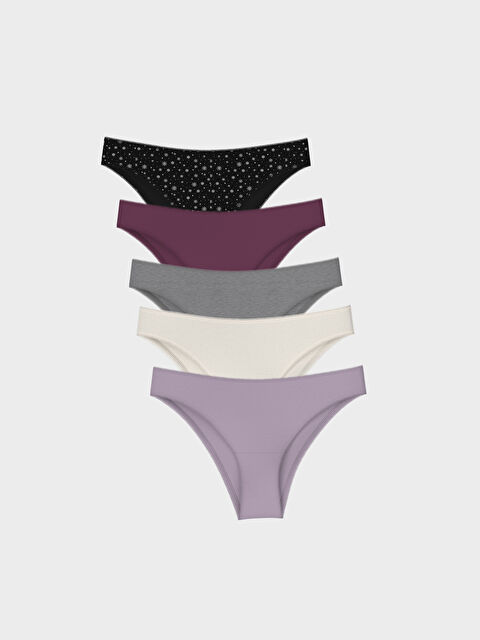 LCW DREAM Baskılı Brazilian Külot 5'li - W4CT29Z8-LQJ