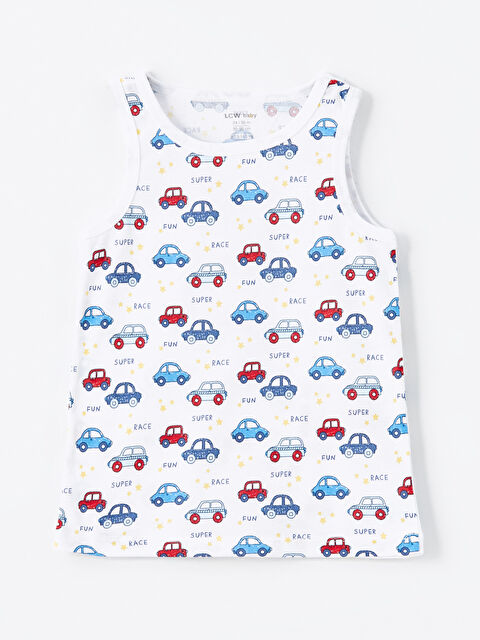 LCW baby Bisiklet Yaka Basic Erkek Bebek Atlet - W4CU42Z1-LRA