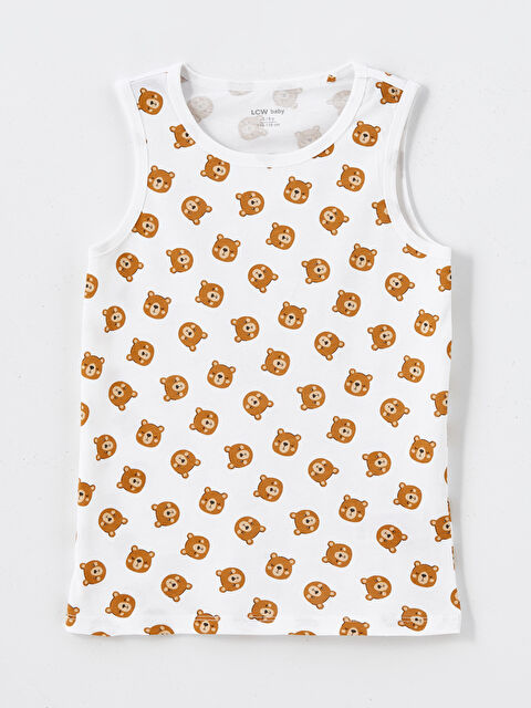 LCW baby Bisiklet Yaka Kolsuz Erkek Bebek Atlet - W4CU44Z1-LRA