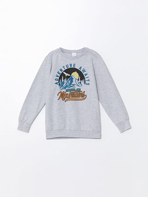 LCW Kids Bisiklet Yaka Erkek Çocuk Pijama Üst - W4CV59Z4-LAK